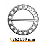 REGULADOR ARGOLLA PERFORADA 30MM NIQUEL ROTATIVO